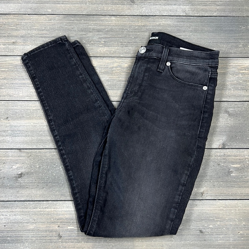 Hudson Jeans Black Krista Super Skinny